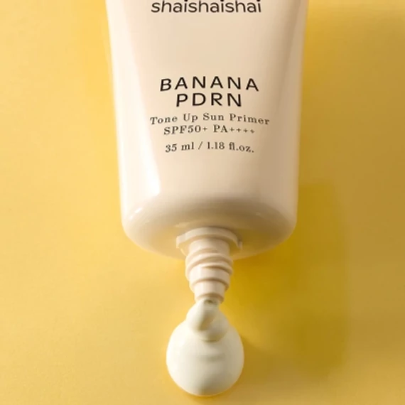 SHAISHAISHAI Banana PDRN Tone Up Sun Primer SPF50+ PA++++ – Opalovací Primer 35ml
