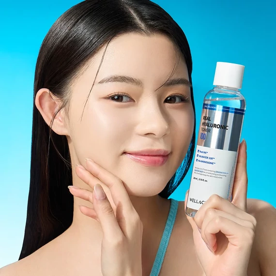 Wellage Real Hyaluronic 100 Toner – Tonik Nawilżający 200ml