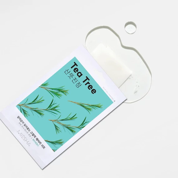 Missha Airy Fit Sheet Mask - Tea Tree – Kojąca Maska w Płachcie 1szt/19g