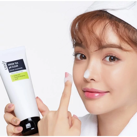 Coxir Green Tea pH Clear Foam Cleanser (sample) – Čistiaca Pena na Tvár 2ml (sample)