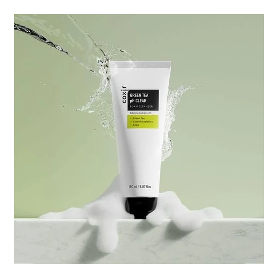 Coxir Green Tea pH Clear Foam Cleanser (sample) – Čistiaca Pena na Tvár 2ml (sample)
