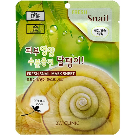 3W Clinic Fresh Snail Mucus Mask Sheet