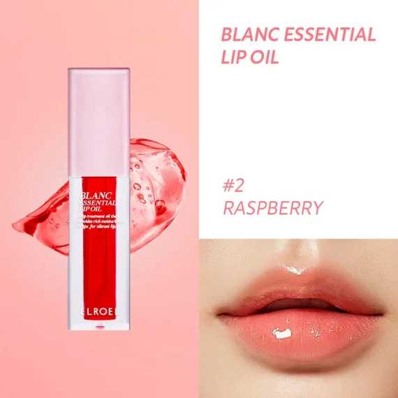 ELROEL Blanc Essential Lip Oil – #02 Raspberry – Ulje za Usne 4,5g