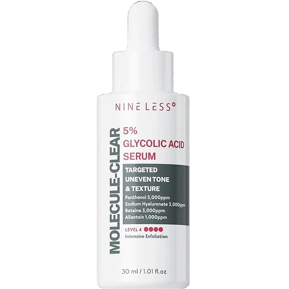 Nine Less Molecule-Clear 5% Glycolic Acid Serum