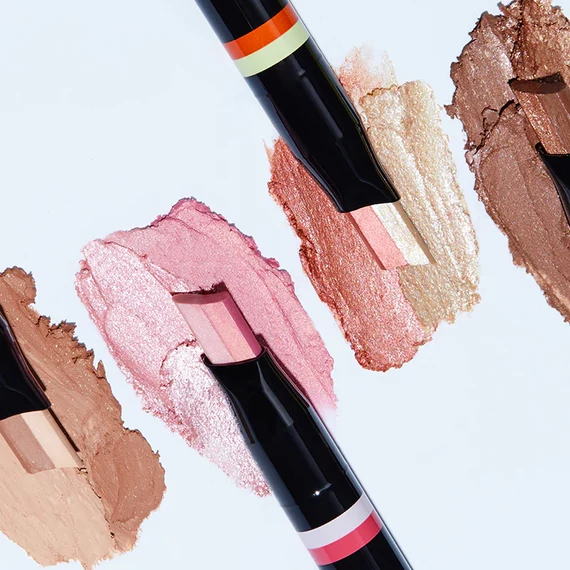 ELROEL Blanc Double Shadow Stick – 10 Blue Lemon-Peach – Dvostruke Sjene u Stiku 1.4g