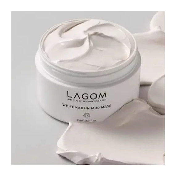 Lagom White Kaolin Mud Mask – Bela Kaolin Glina Masko za Obraz 110ml