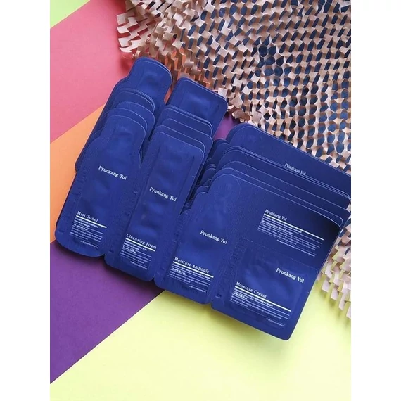 Pyunkang Yul Sample Pouch 2 Blue (sample) – Set Vzorčnih Izdelkov za Obraz 4x1.5ml (sample)