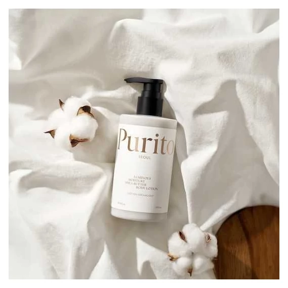 Purito Seoul Luminous Moisture Shea Butter Body Lotion – Cotton Dreamlight – Vlažilna Krema za Telo 300ml
