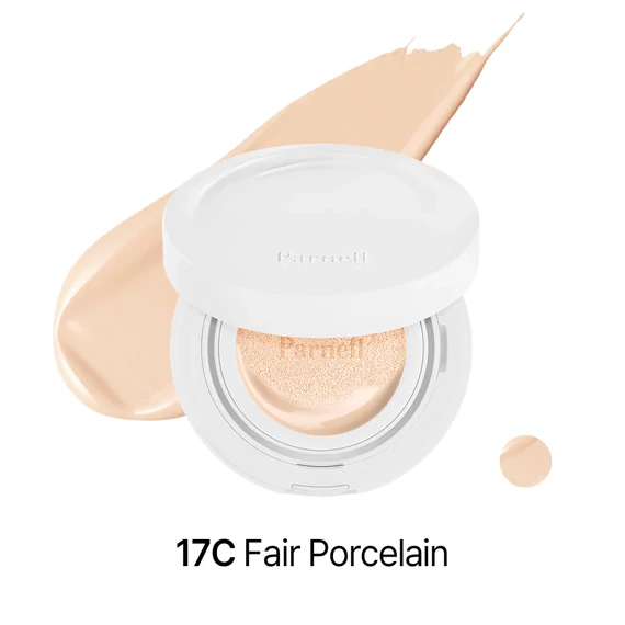 Parnell Cicamanu Serum Cushion – #17C Fair Porcelain – Cushion Podlaga s Centello 15g