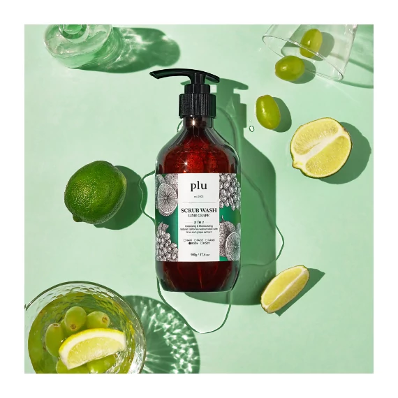 Plu Scrub Wash Lime Grape – Mirisni Peeling Gel za Tuširanje 500g