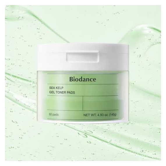 Biodance Sea Kelp Gel Toner Pad – Gel Toner Blazinice z Morsko Riaso 60kos/140g