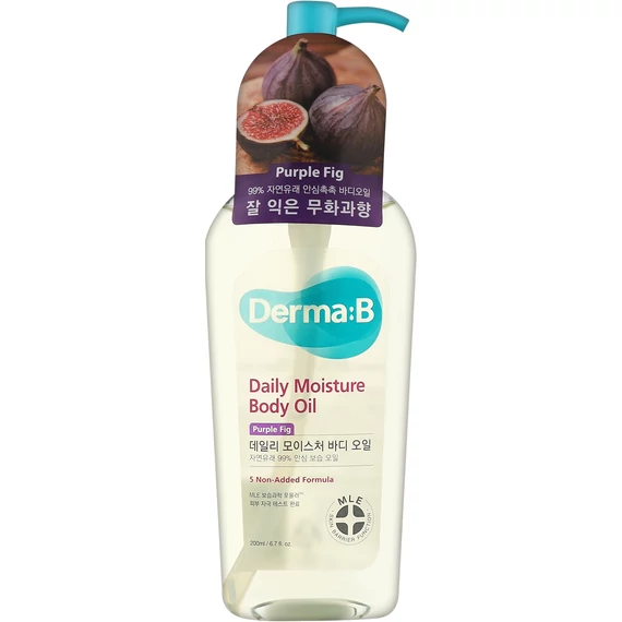 Derma:B Daily Moisture Body Oil Purple Fig – Hidratantno Ulje za Tijelo 200ml
