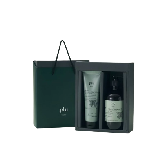 Plu Body Scrub &amp; Scrub Wash Gift Set