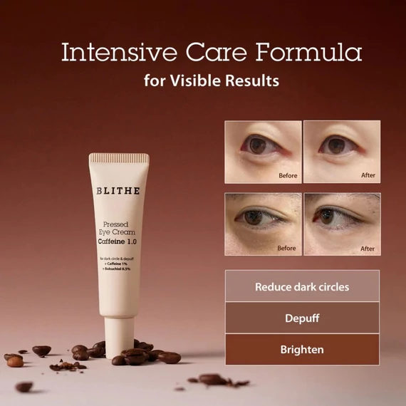 BLITHE Pressed Eye Cream Caffeine 1.0 – Kofeinowy Krem pod Oczy 20ml