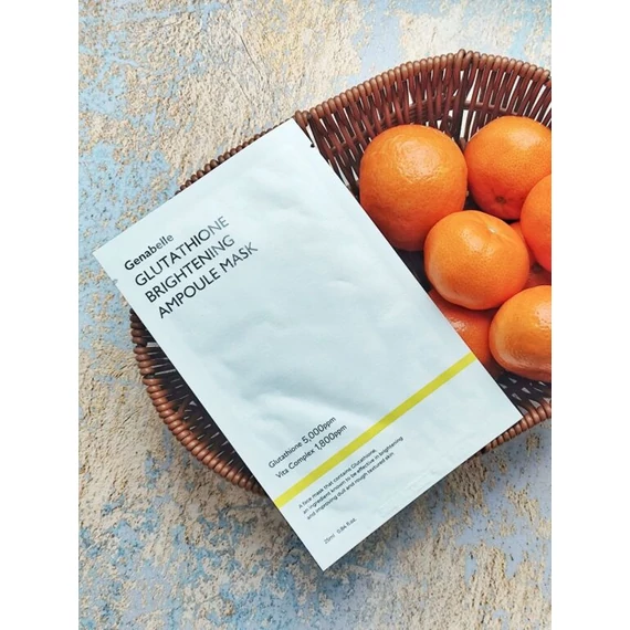 Genabelle Glutathione Brightening Ampoule Mask – Posvjetljujuća Ampulna Maska 1kom/25ml