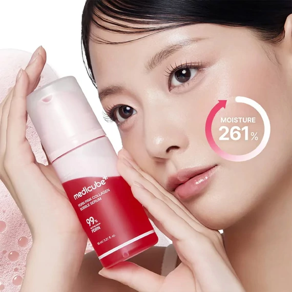 Medicube PDRN Pink Collagen Bubble Serum – Serum Protiv Starenja 95ml