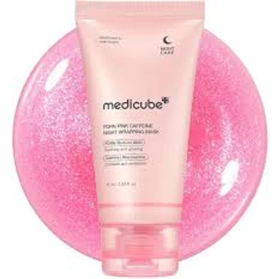 Medicube PDRN Pink Caffeine Night Wrapping Mask – Noćna Modelirajuća Maska 75ml