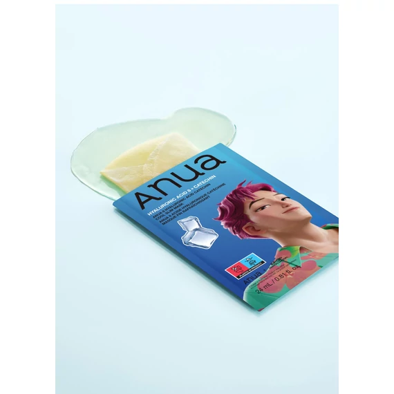 Anua K-Pop Demon Hunters 8 Hyaluronic Acid Catechin Cool Slim Mask – Chłodząca Maska w Płachcie 1szt./24ml