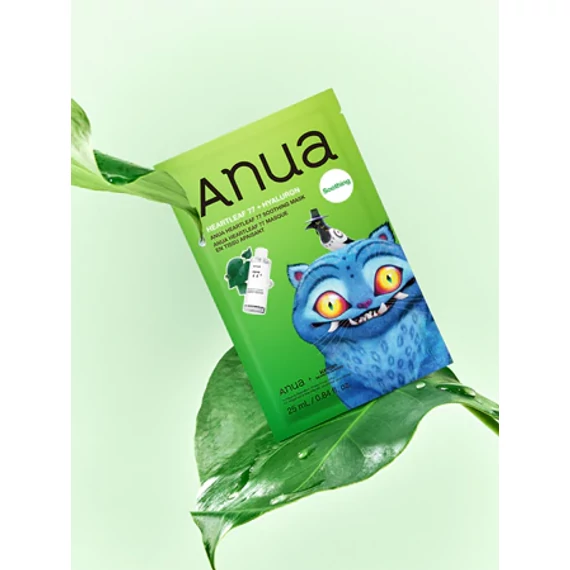 Anua K-Pop Demon Hunters Heartleaf 77 Soothing Mask – Beruhigende Tuchmaske 1Stk./25ml