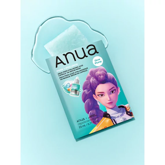 Anua K-Pop Demon Hunters PDRN Hyaluronic Acid Capsule 100 Serum Mask – Feuchtigkeitsspendende Tuchmaske 1Stk./23ml