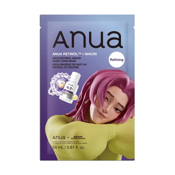 Anua K-Pop Demon Hunters Retinol Niacin Night Care Mask