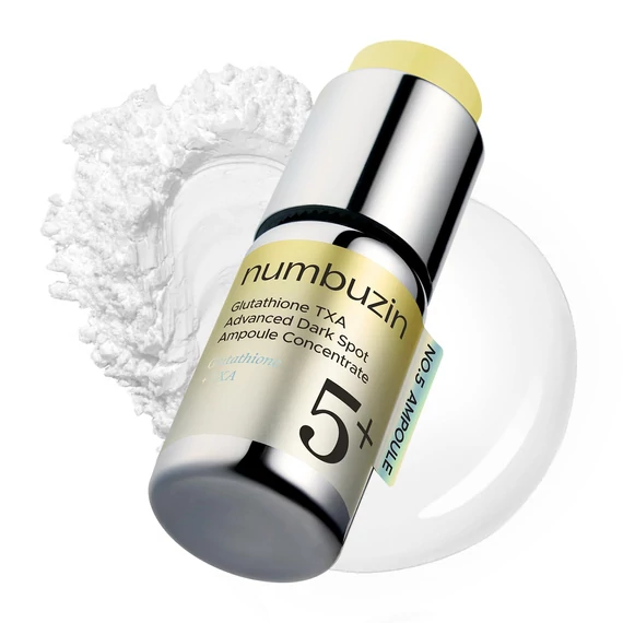 Numbuzin No.5+ Glutathione TXA Advanced Dark Spot Ampoule Concentrate – Folthalványító Ampulla 10,7g