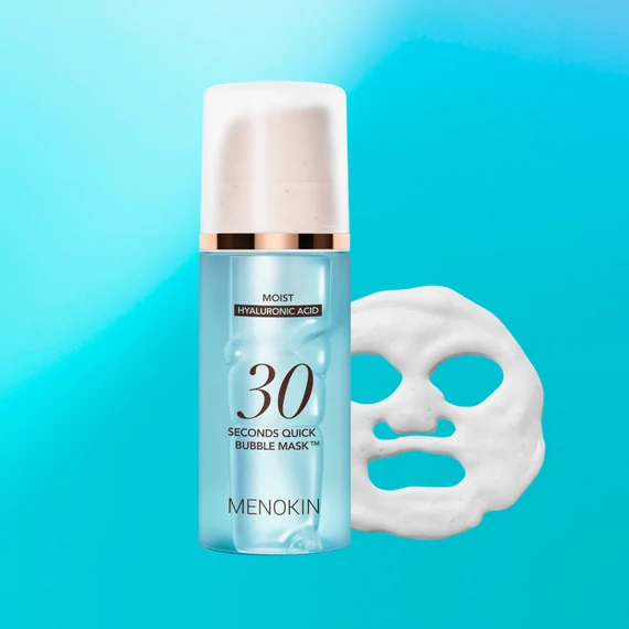 MENOKIN 30 Seconds Quick Bubble Mask – Moist – Hidratáló Habzó Arcmaszk 95ml