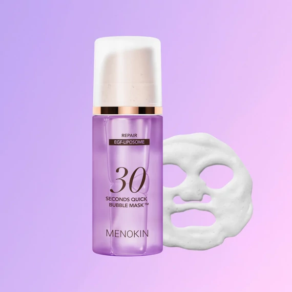 MENOKIN 30 Seconds Quick Bubble Mask – Repair – Regenerująca Musująca Maska do Twarzy 95ml