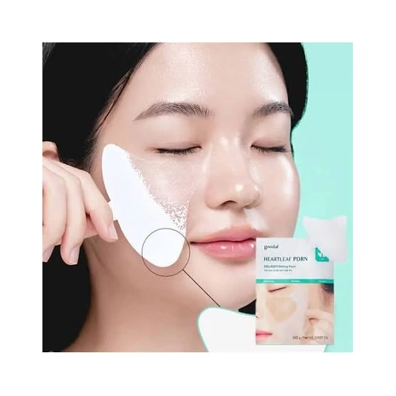 Goodal Heartleaf PDRN Collagen Melting Patch – Regeneráló Tapasz 4db