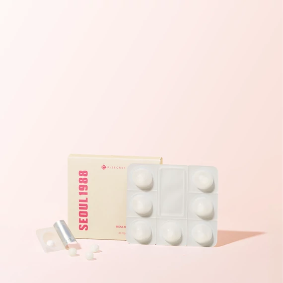 K-SECRET Seoul 1988 Boosting Ball: Collagen 100% – Bőrfeszesítő Kapszula 35mg