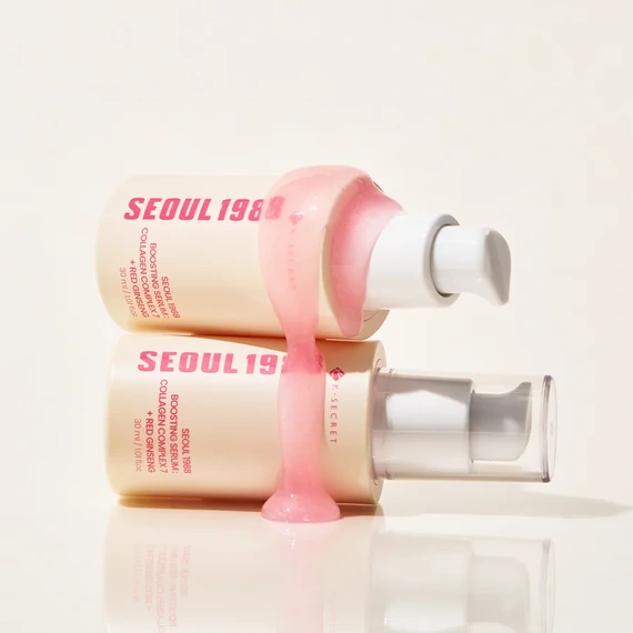 K-SECRET Seoul 1988 Boosting Serum: Collagen Complex 7 + Red Ginseng – Zpevňující Sérum 30ml