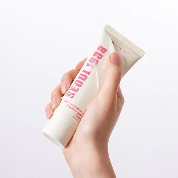 K-SECRET Seoul 1988 Sleeping Mask: Collagen Complex 7 + Red Bean – Regeneráló Éjszakai Maszk 60ml