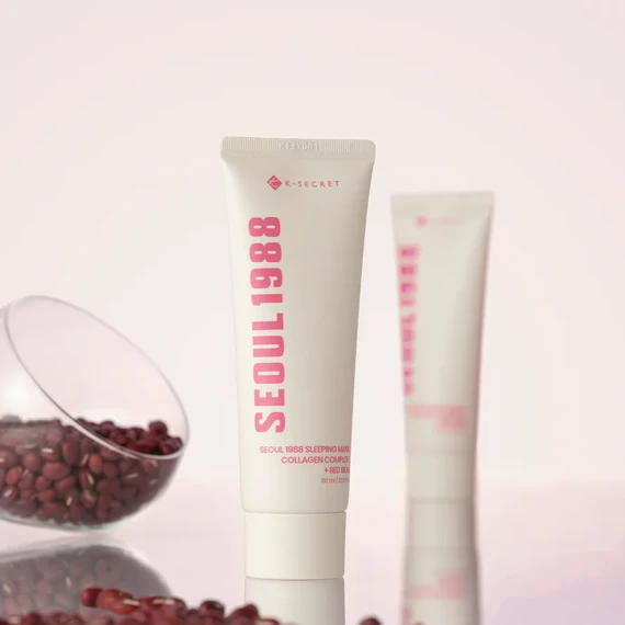 K-SECRET Seoul 1988 Sleeping Mask: Collagen Complex 7 + Red Bean – Regeneráló Éjszakai Maszk 60ml