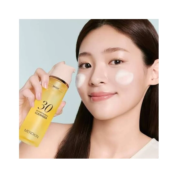 MENOKIN 30 Seconds Bubble Cleanser – Bright – Habzó Arctisztító 150ml