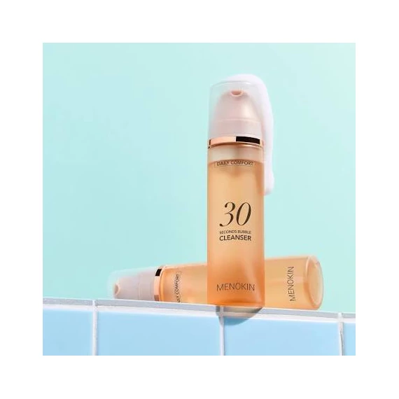 MENOKIN 30 Seconds Bubble Cleanser – Daily Comfort – Habzó Arctisztító 150ml
