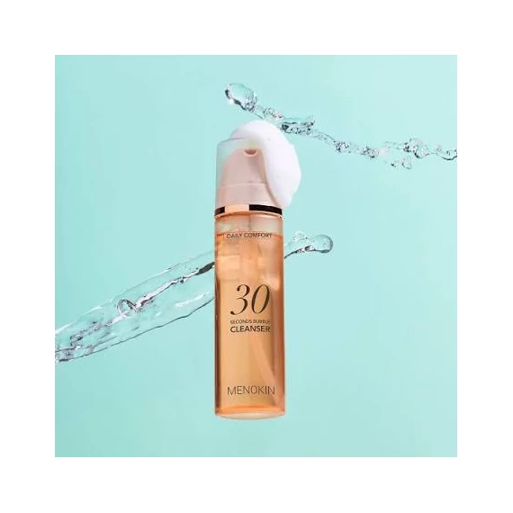 MENOKIN 30 Seconds Bubble Cleanser – Daily Comfort – Habzó Arctisztító 150ml