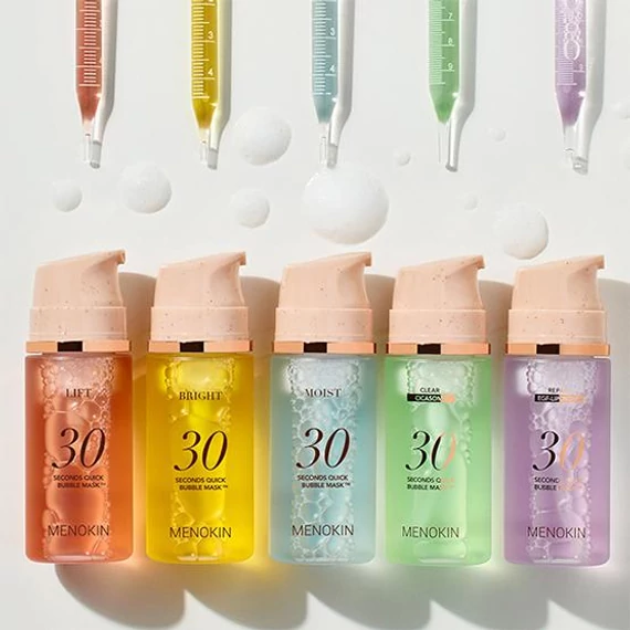 MENOKIN 30 Seconds Quick Bubble Mask – Lift – Feszesítő Habzó Arcmaszk 95ml