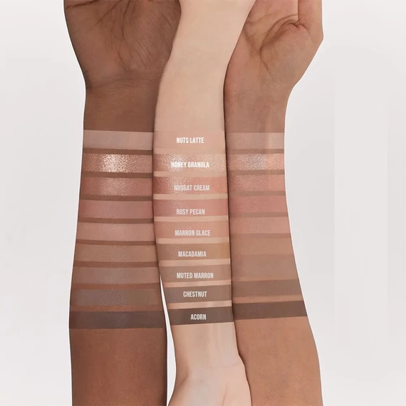 Dasique Shadow Palette – #24 Muted Nuts – Paleta Očných Tieňov 8g