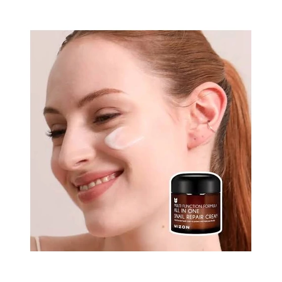 Mizon All in One Snail Repair Cream (sample) – Regenerujący Krem do Twarzy ze Śluzem Ślimaka (sample) 2ml