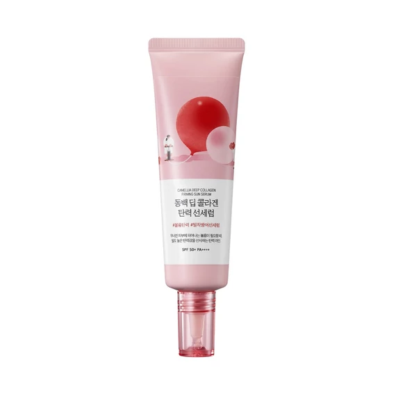 Round Lab Camellia Deep Collagen Firming Sun Serum SPF 50+ PA++++