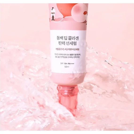 Round Lab Camellia Deep Collagen Firming Sun Serum SPF 50+ PA++++ – Učvršćujući Serum za Zaštitu od Sunca SPF50+ PA++++ 50ml
