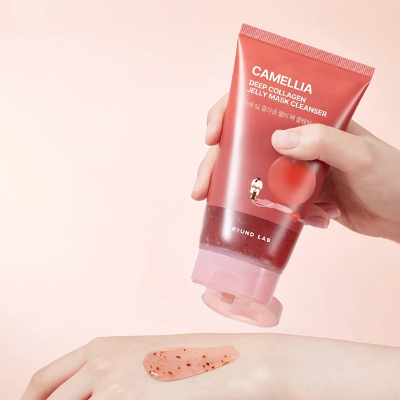 Round Lab Camellia Deep Collagen Jelly Mask Cleanser – Kolagenski Gel za Čišćenje 150ml