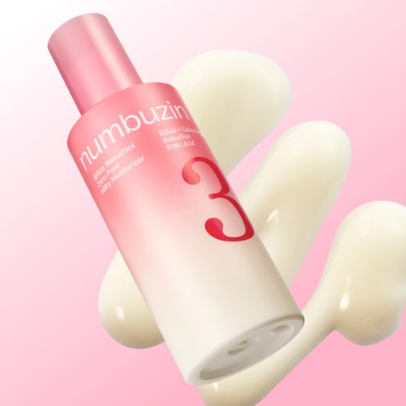 Numbuzin No.3 Bifida Bakuchiol Zero Pore Milky Moisturizer – Hidratantna Emulzija za Sužavanje Pora 150ml