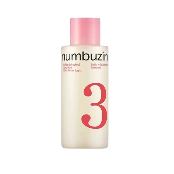 Numbuzin No.3 Bifida Bakuchiol Zero Pore Milky Toner Light 