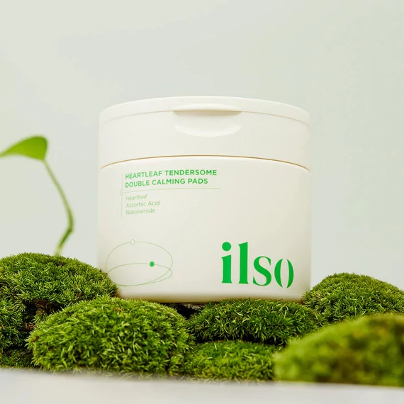 Ilso Heartleaf Tendersome Double Calming Pad – Pade Calmante pentru Față 60buc/320g