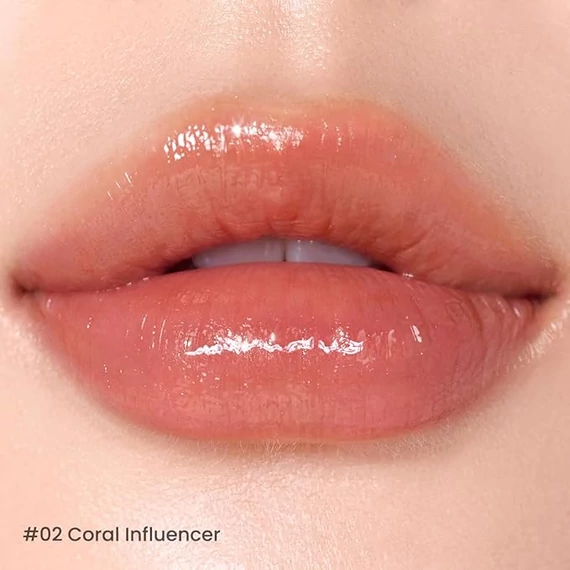 Peripera Ink Mood Glowy Tint - 02 Coral Influencer - Culoare de buze de lungă durată 4g