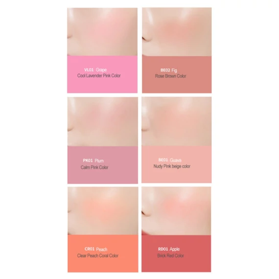 A'PIEU Juicy-Pang Jelly Blusher – BE01 – Gél Rúzs 4,8g