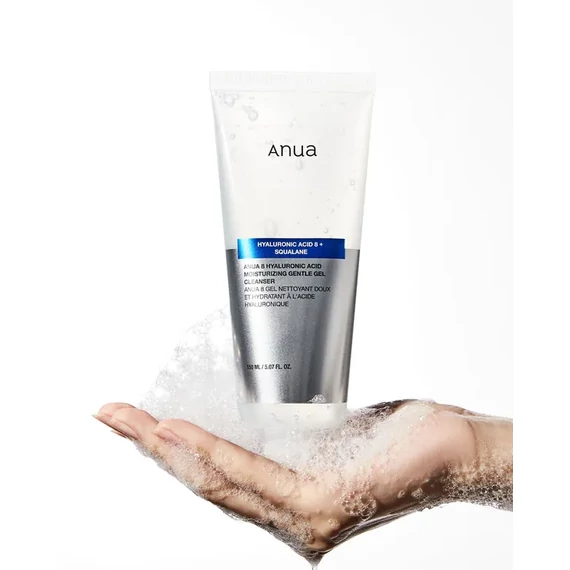 Anua 8 Hyaluronic Acid Moisturizing Gentle Gel Cleanser – Čistilni Gel Za Obraz 150ml