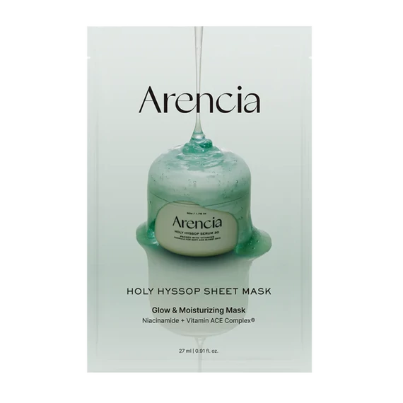 Arencia Holy Hyssop Sheet Mask
