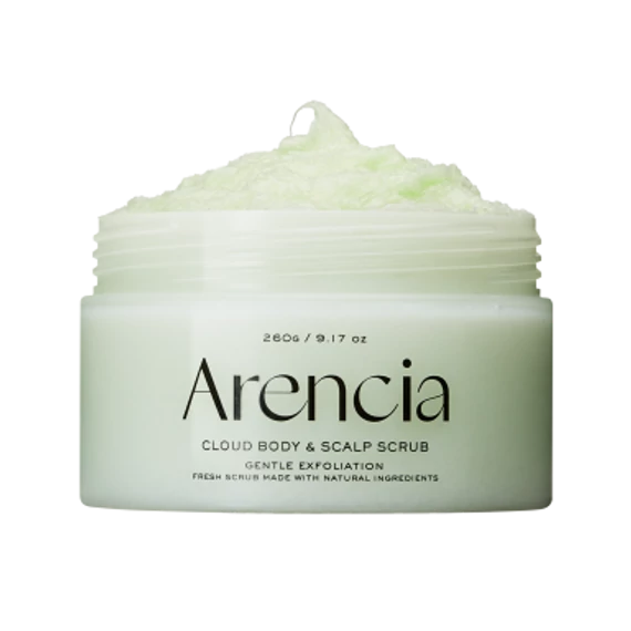 Arencia Fresh Cloud Body &amp; Scalp Scrub - Geranium &amp; Prim Rose